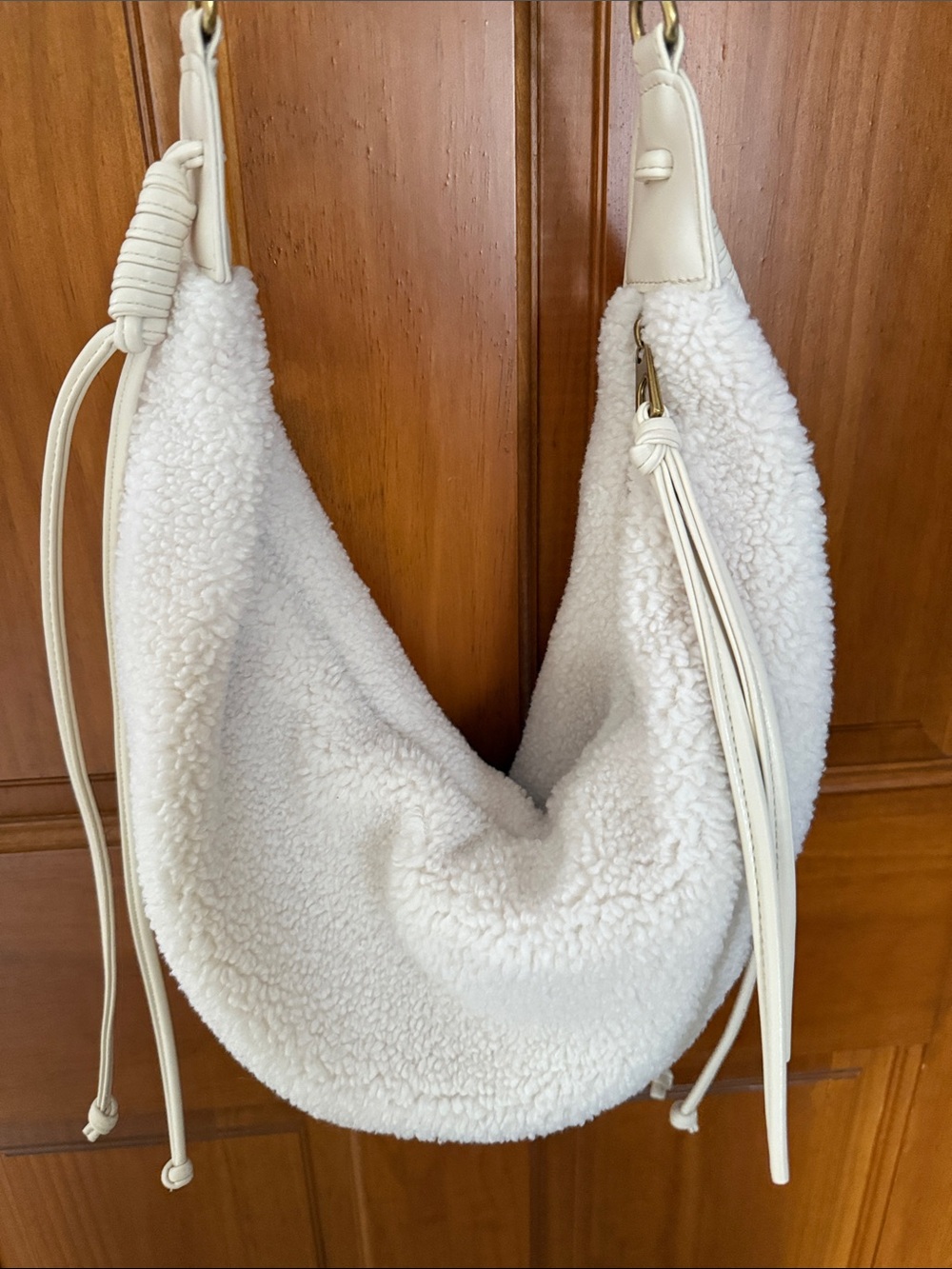 American Eagle Sherpa Crescent Bag